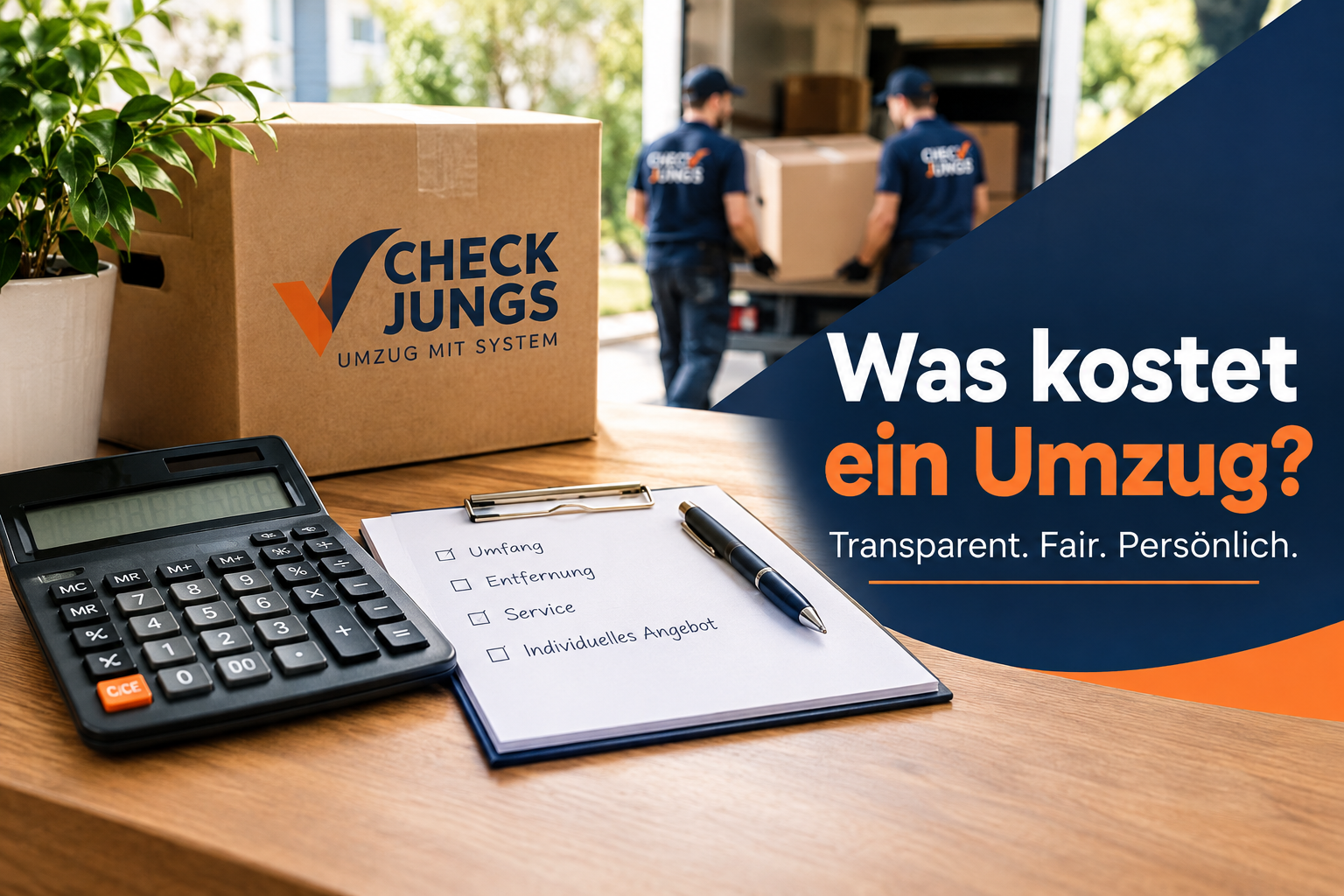 Umzug und Transportaufwand für eine Kostenplanung einschätzen